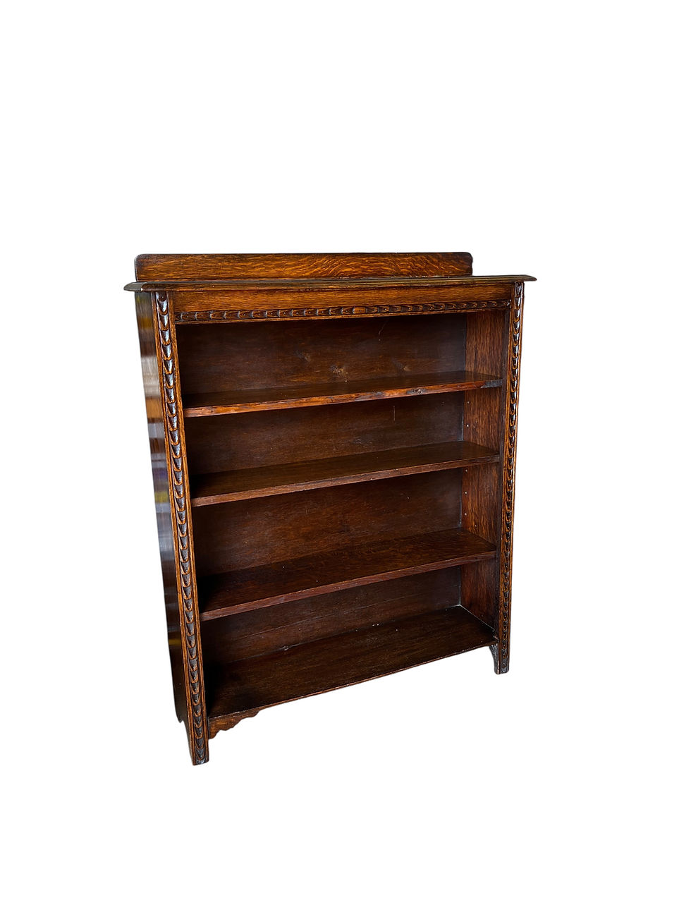 Thumbnail: Late Art Deco English Oak Bookcase