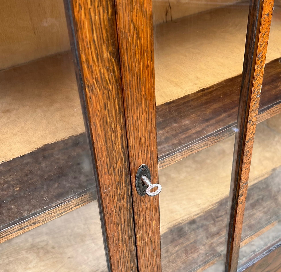 Thumbnail: Art Deco bookcase / cabinet by Herbert Gibbs
