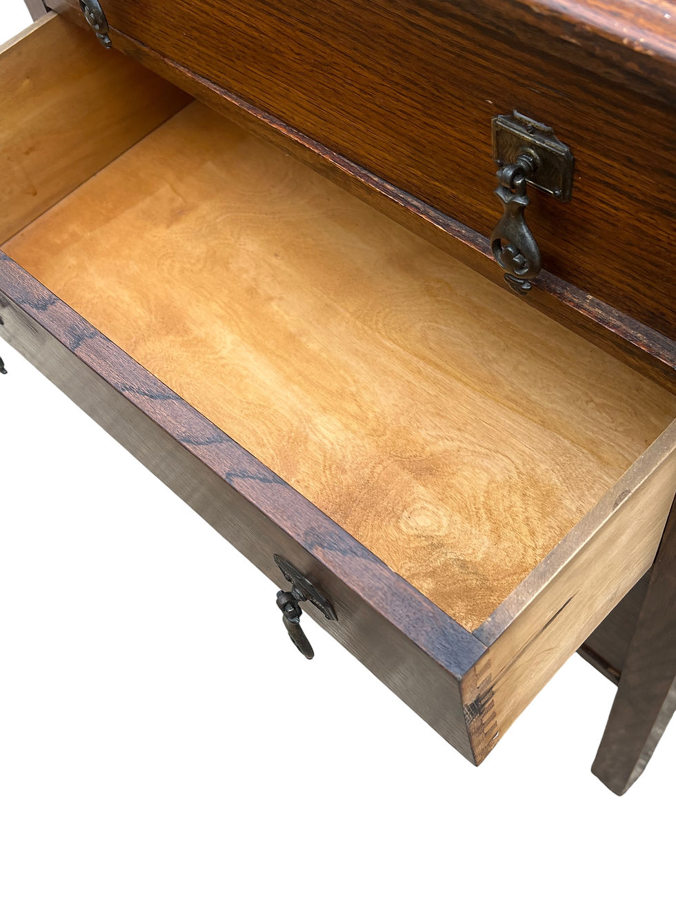 Thumbnail: Art Deco period Oak chest of drawers 