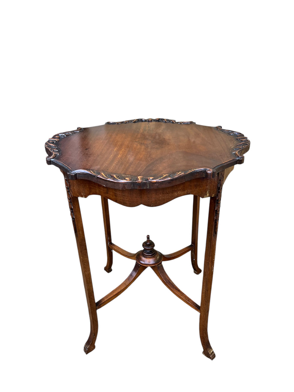 Thumbnail: Antique Edwardian Mahogany side table.