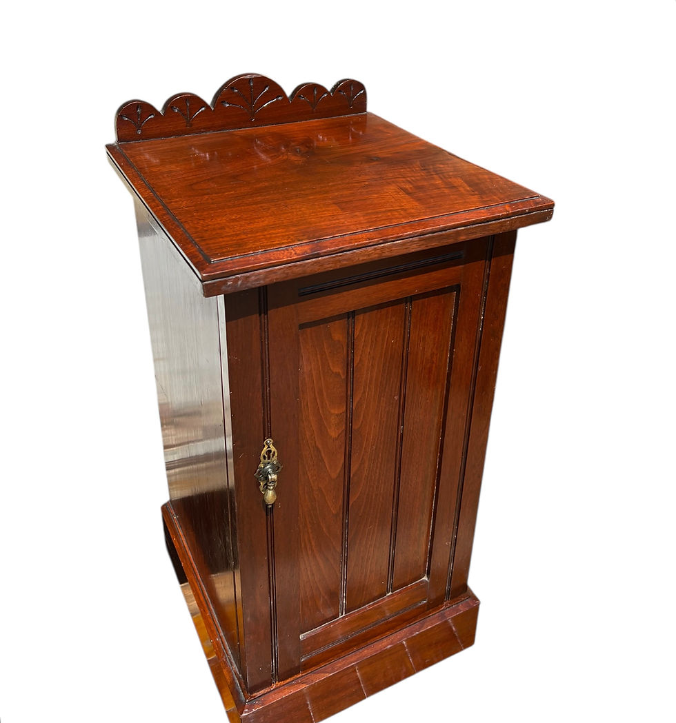 Thumbnail: Antique early 20th century bedside cupboard 