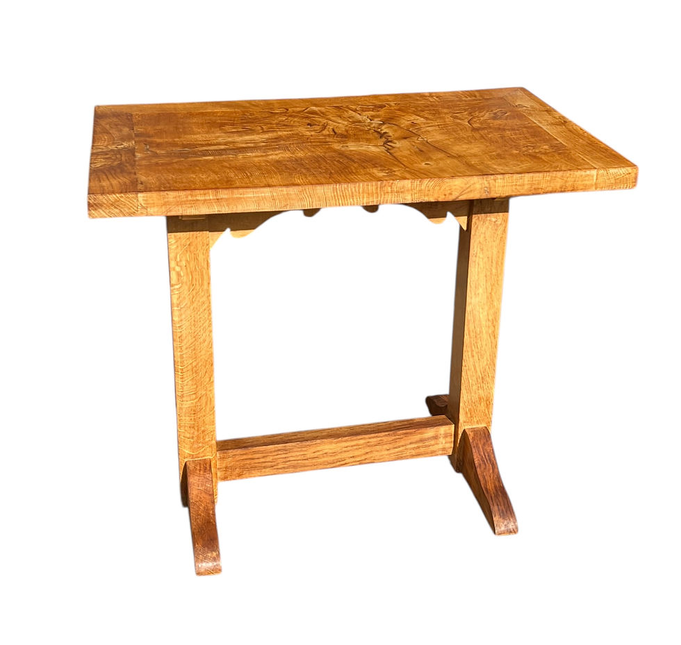 Thumbnail: Handmade Cotswolds Burr Oak Side Table 