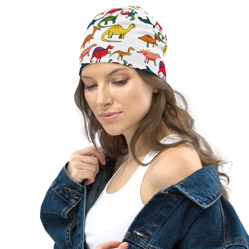 Thumbnail: Dinos All-Over Print Beanie