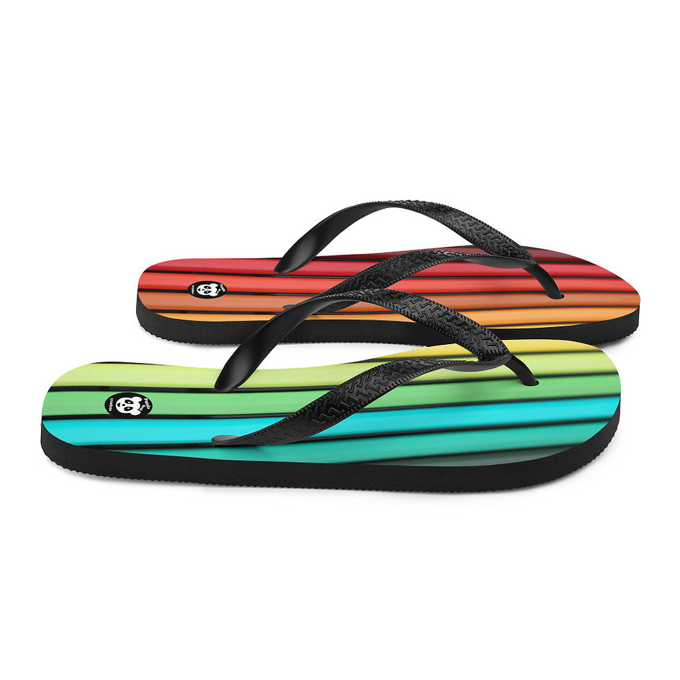 Thumbnail: Rainbow Color Pencil Flip-Flops