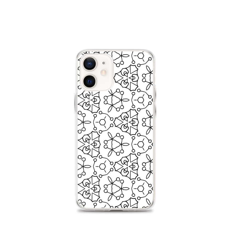 Thumbnail: Back & White Patterned iPhone Case