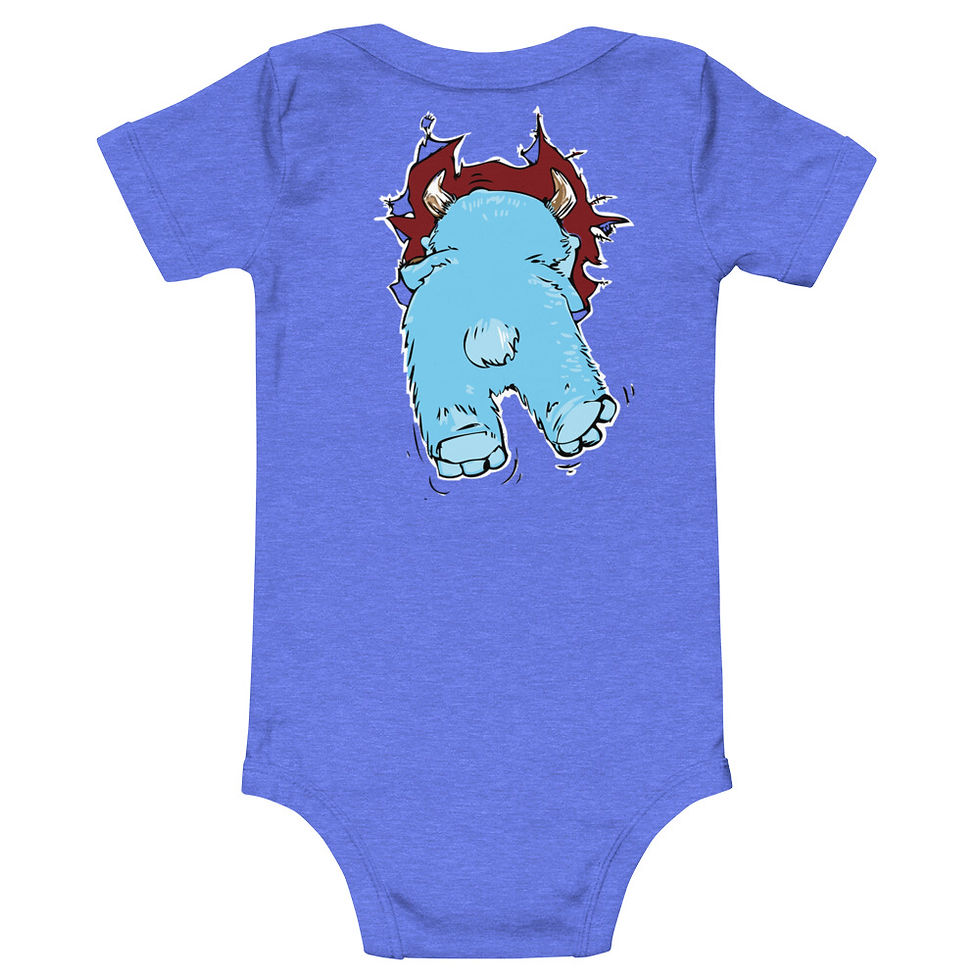 Thumbnail: Baby Monster short sleeve one piece