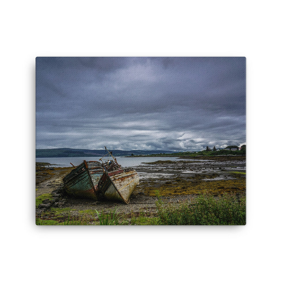 Thumbnail: Abandoned Boats Canvas