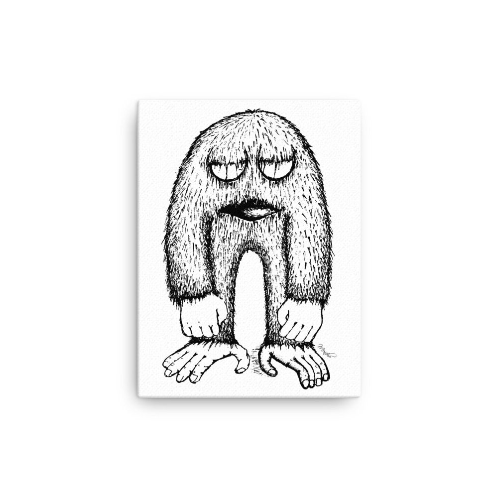 Morning Monster Canvas