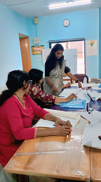 Kerala mural painting workshop at Ernakulam