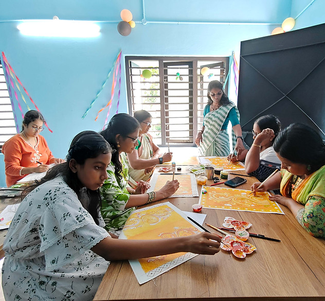 Kerala mural painting workshop learn murals