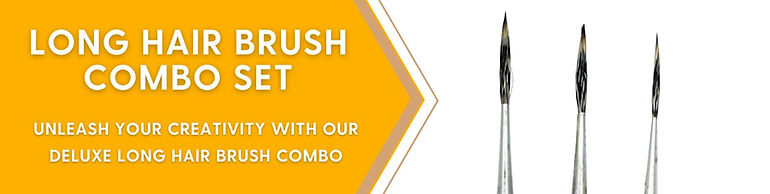 Long hair brush combo set for Kerala mural painting