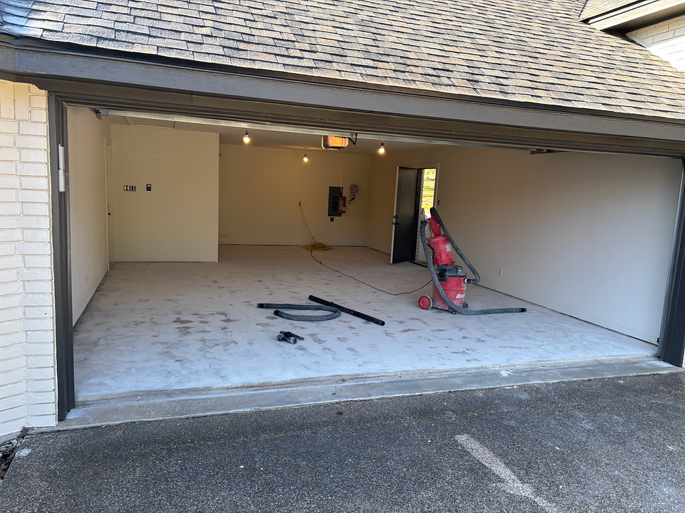 Willow Park Texas flake epoxy floor