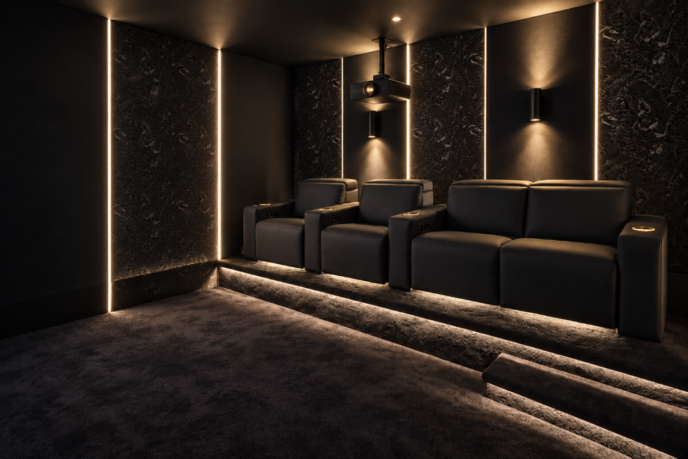 Luxury Home Theater in Calabasas, Ca