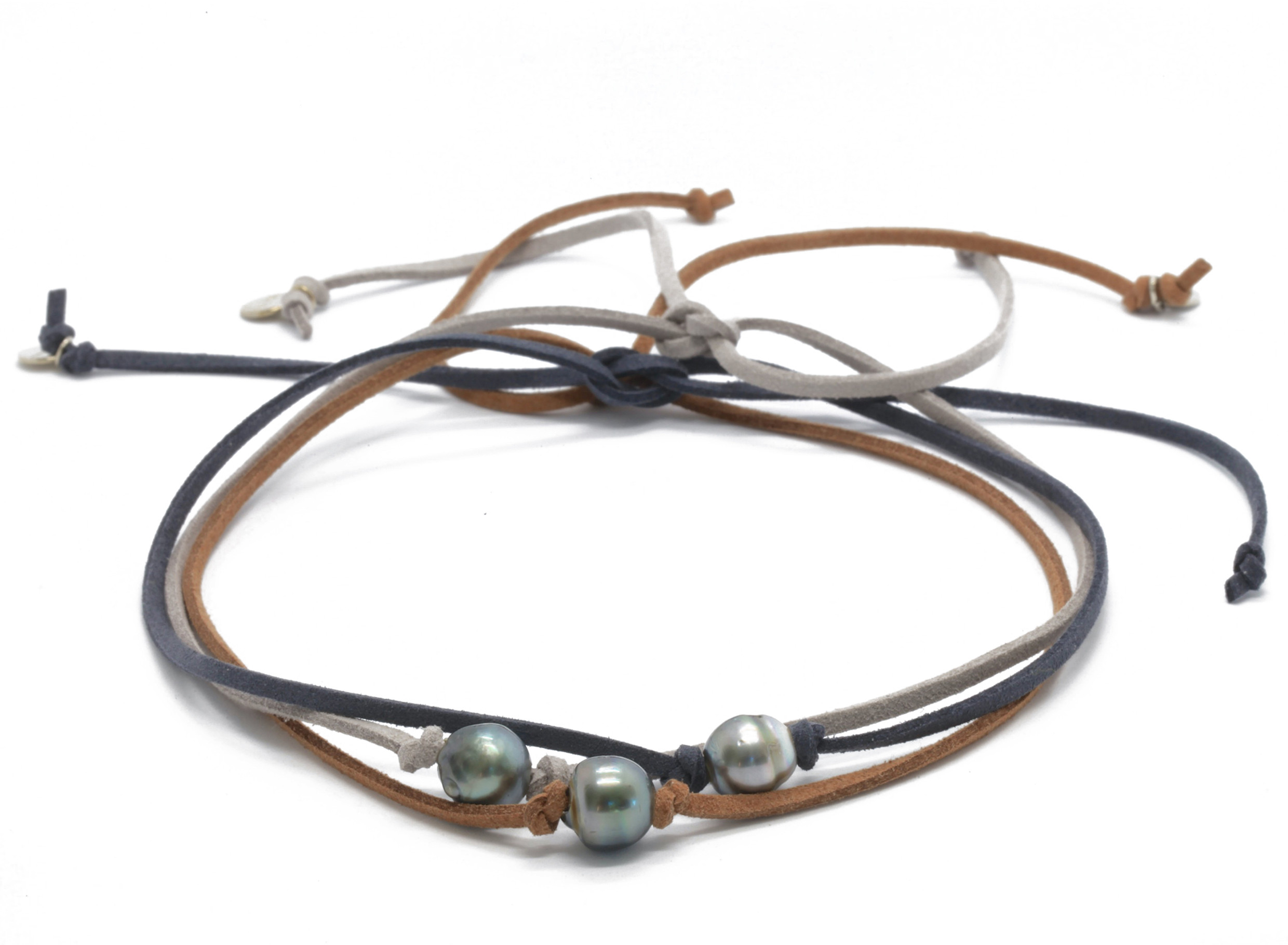Happy suede necklace