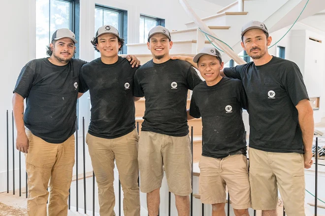 The Stair Creations stair contractor team