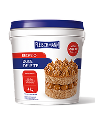 Recheio sabor doce de leite 4kg fleischm