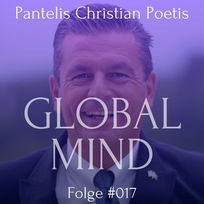 Cover der Podcastfolge „Global Mind“ mit einem Porträt von Dr. Pantelis Christian Poetis und der Aufschrift „Folge #017“ zu Pakistans Rolle nach dem Afghanistan-Abzug.