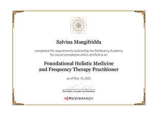 Cora Aura Health and Wellness certification