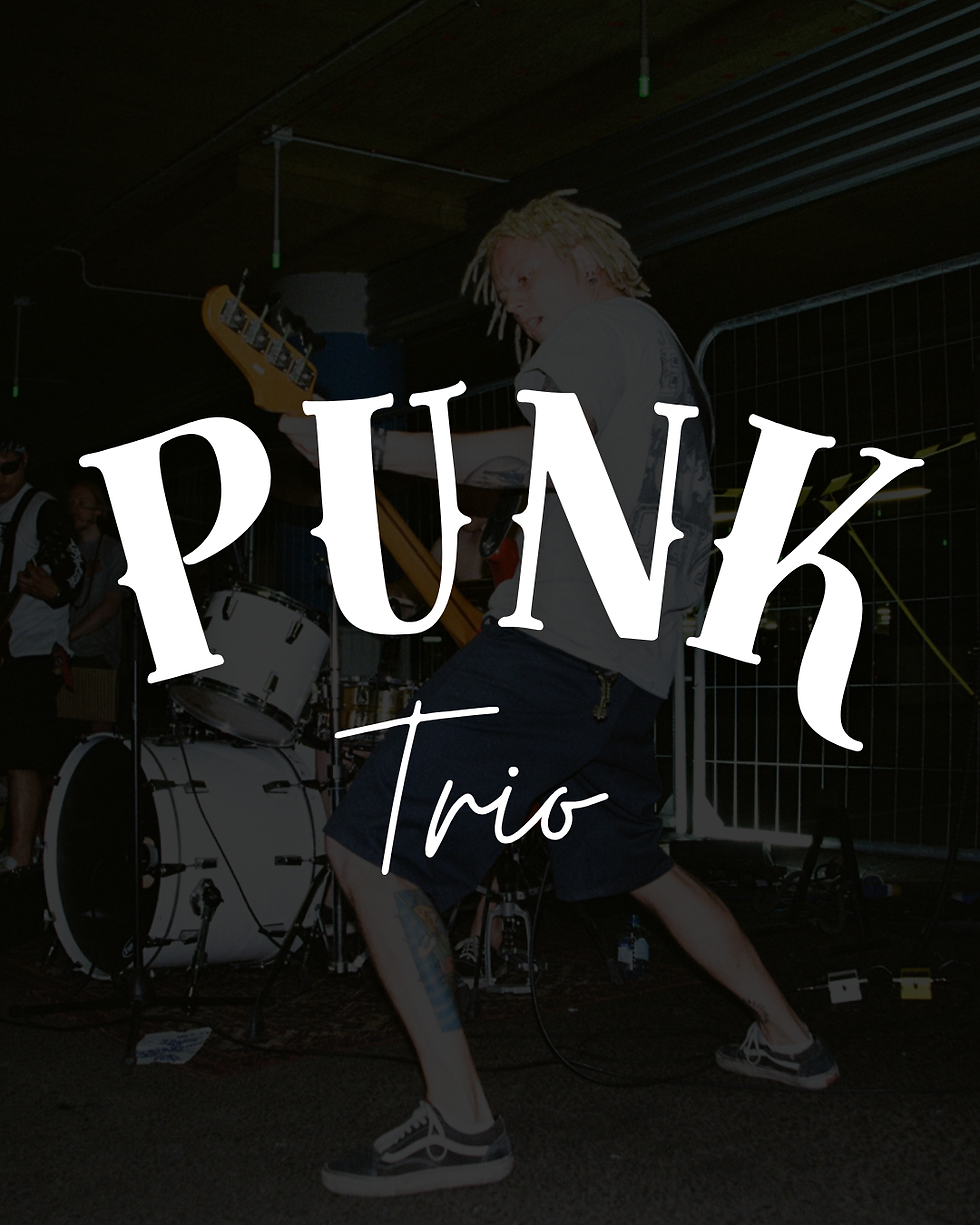 Punk Trio -Live Music Night 🎸