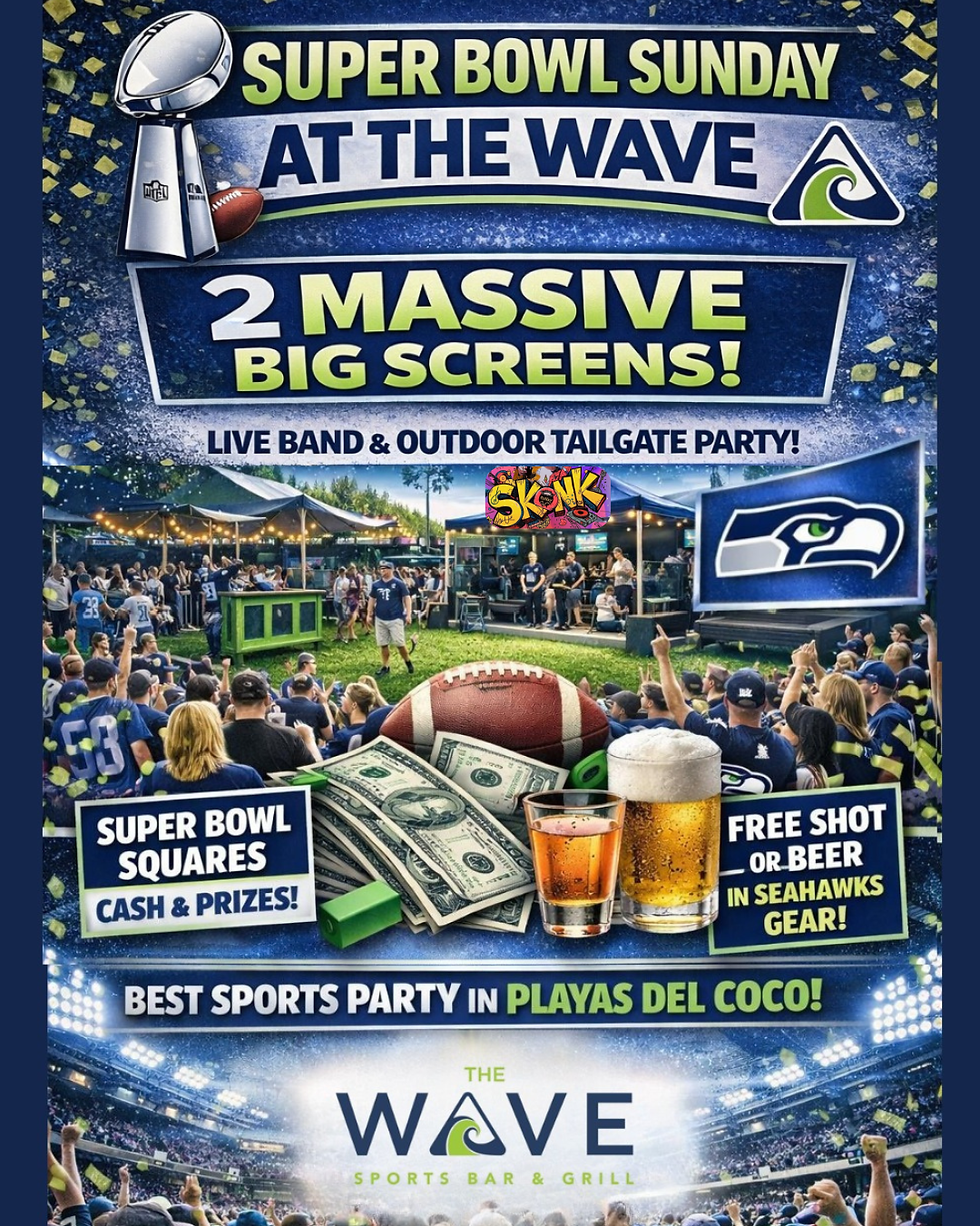🏈 Super Bowl Party + SKONK Live
