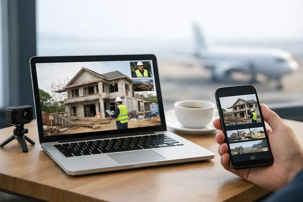 Remote Construction Reporting for Overseas Homeowners