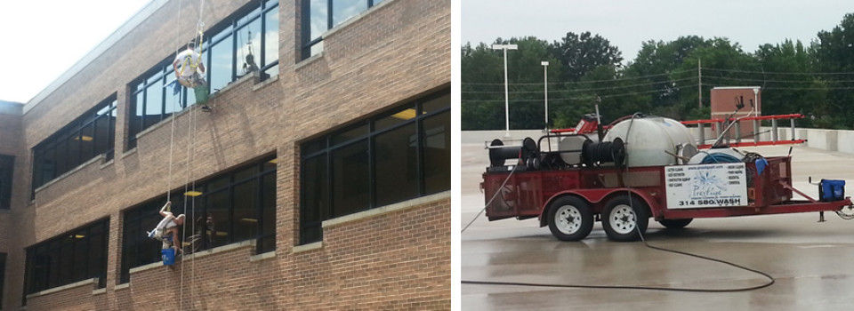 Commercial Power and Pressure washing services in Fenton MI and nearby areas.
