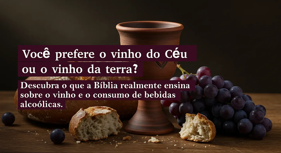 Taça de vinho, pão, uvas