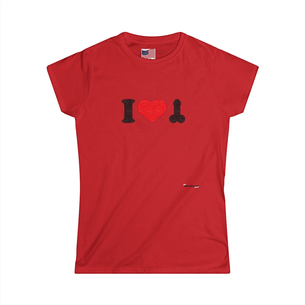 Thumbnail: I LOVE PENIS   Women's Softstyle Tee