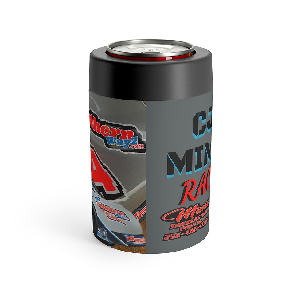 Thumbnail: CJ MIMS RACING Custom Racing Can Holder - Perfect Gift for Motorsports Fans!