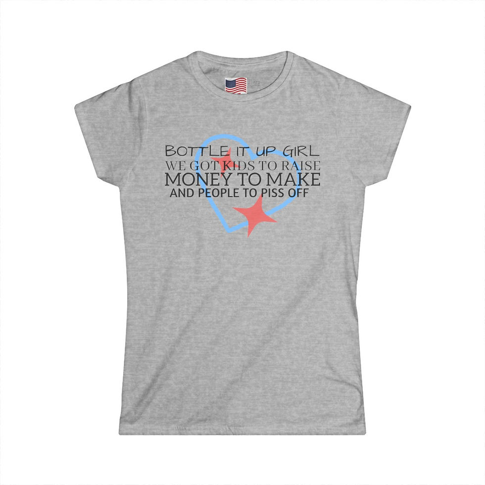 Thumbnail: BOTTLE IT UP GIRL  Women's Softstyle Tee