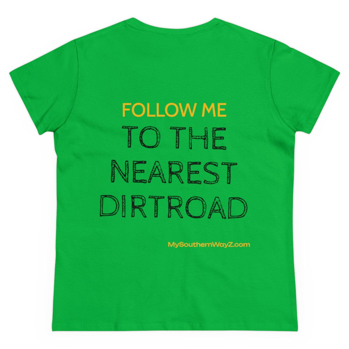FOLLOW ME Midweight Cotton Tee