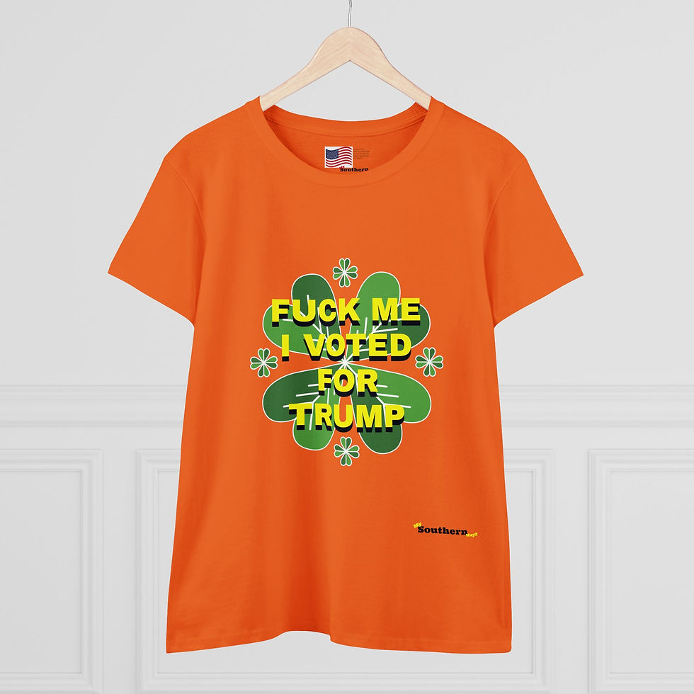 Thumbnail: FUCK ME TRUMP  Women's Midweight Cotton Tee