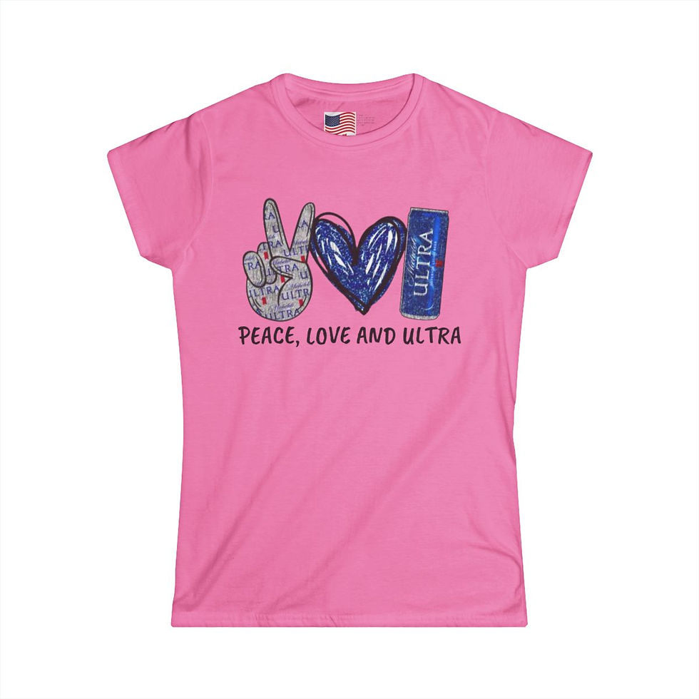 Thumbnail: PEACE LOVE ULTRA Softstyle Tee