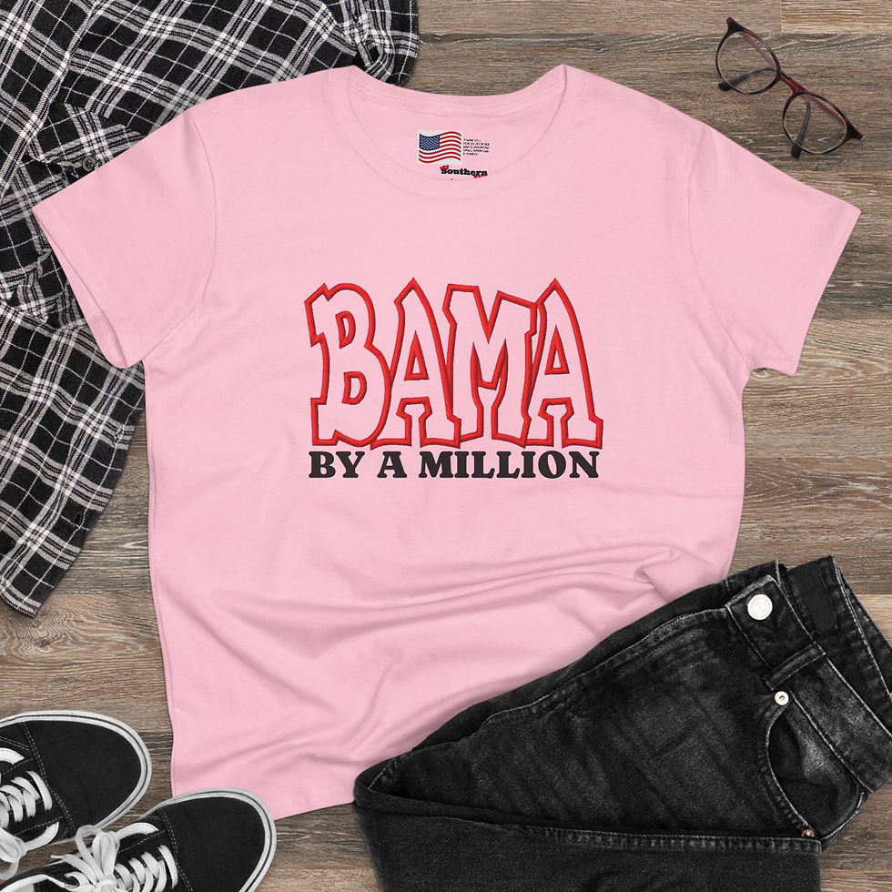 Thumbnail: BAMA MILLION  Women's Midweight Cotton Tee