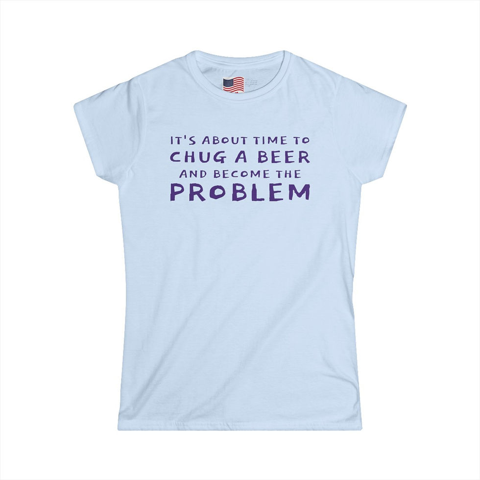 Thumbnail: CHUG A BEER Women's Softstyle Tee