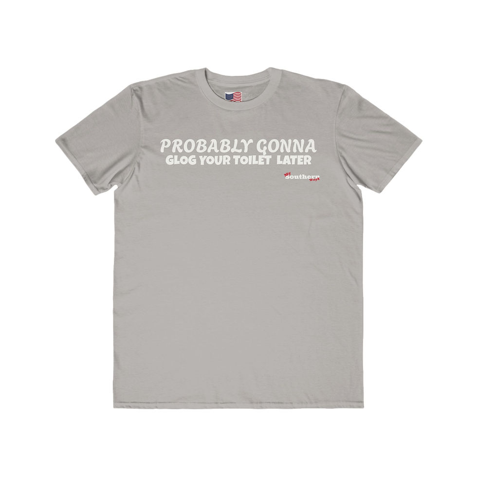 Thumbnail: GONNA GLOG TOILET Men's Lightweight Fashion Tee