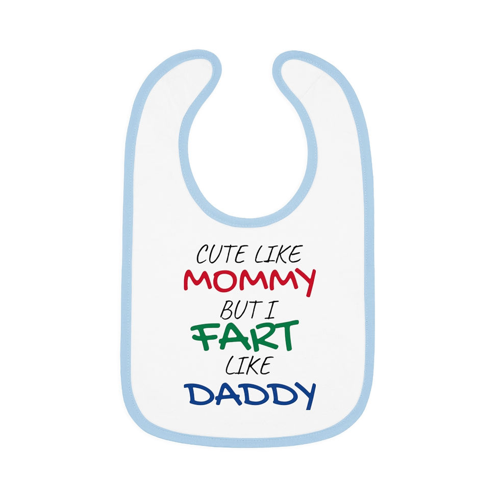Thumbnail: CUTE FART Jersey Bib
