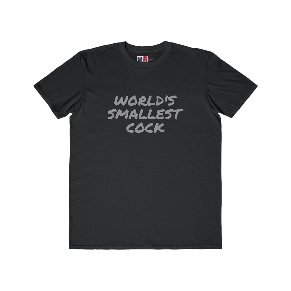 Thumbnail: WORLDS SMALLEST COCK  Men's Lightweight Fashion Tee