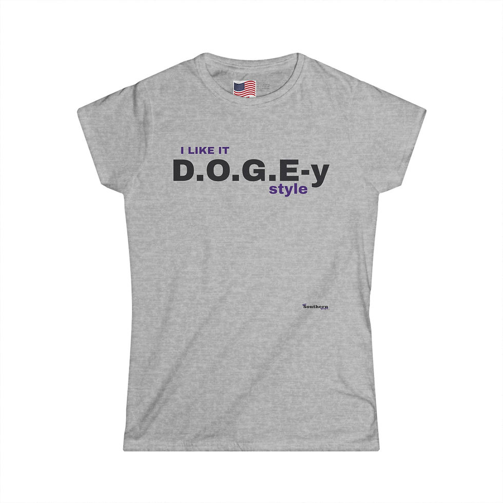 Thumbnail: DOGEy STYLE  Women's Softstyle Tee