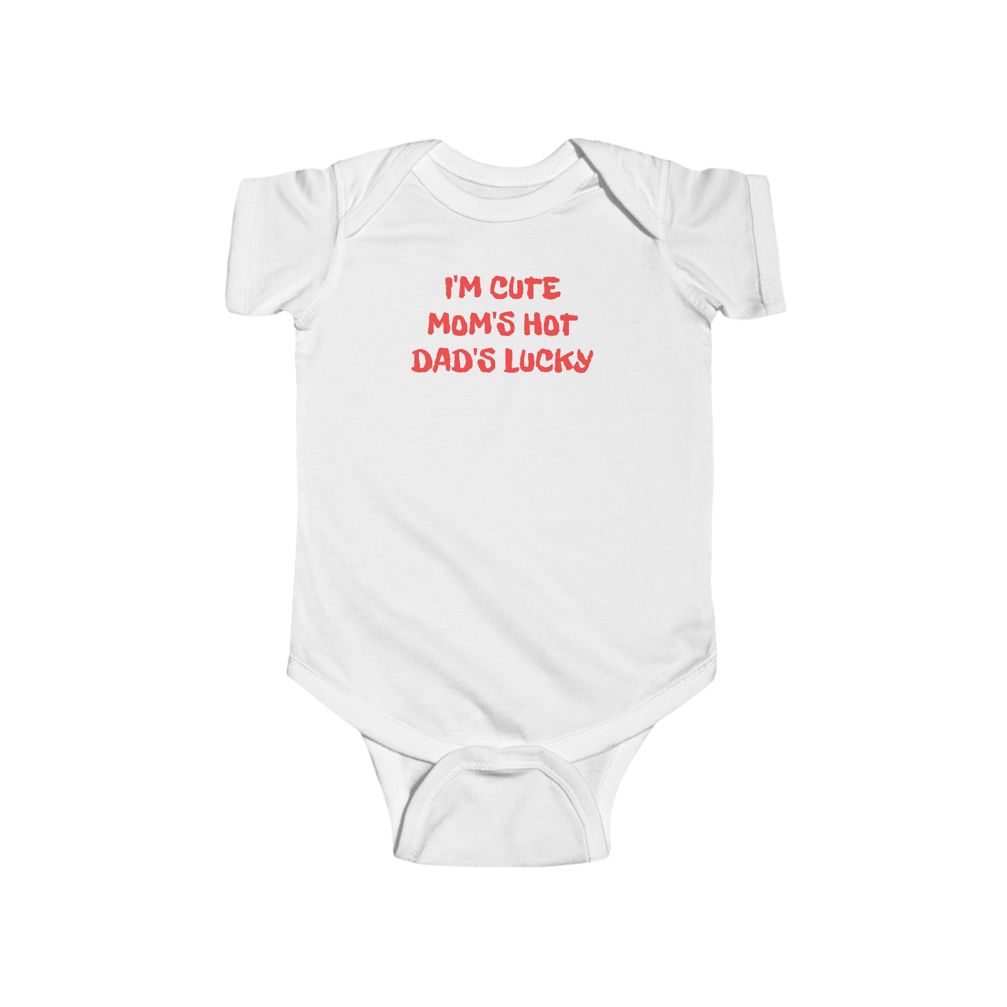 I'M CUTE  Infant Fine Jersey Bodysuit