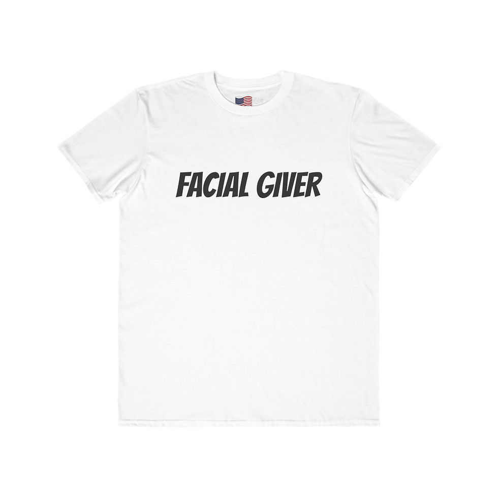 Thumbnail: FACIAL GIVER  Men's Lightweight Fashion Tee