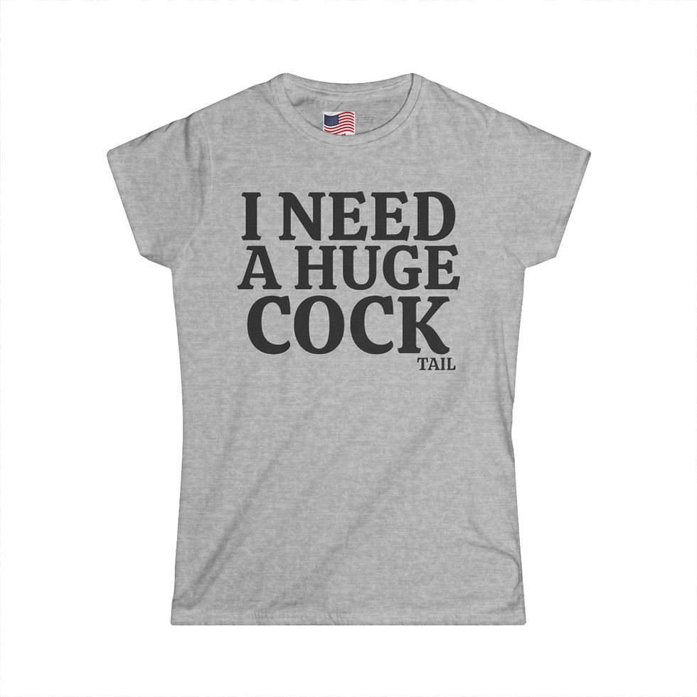 Thumbnail: NEED A HUGE COCKTAIL Women's Softstyle Tee