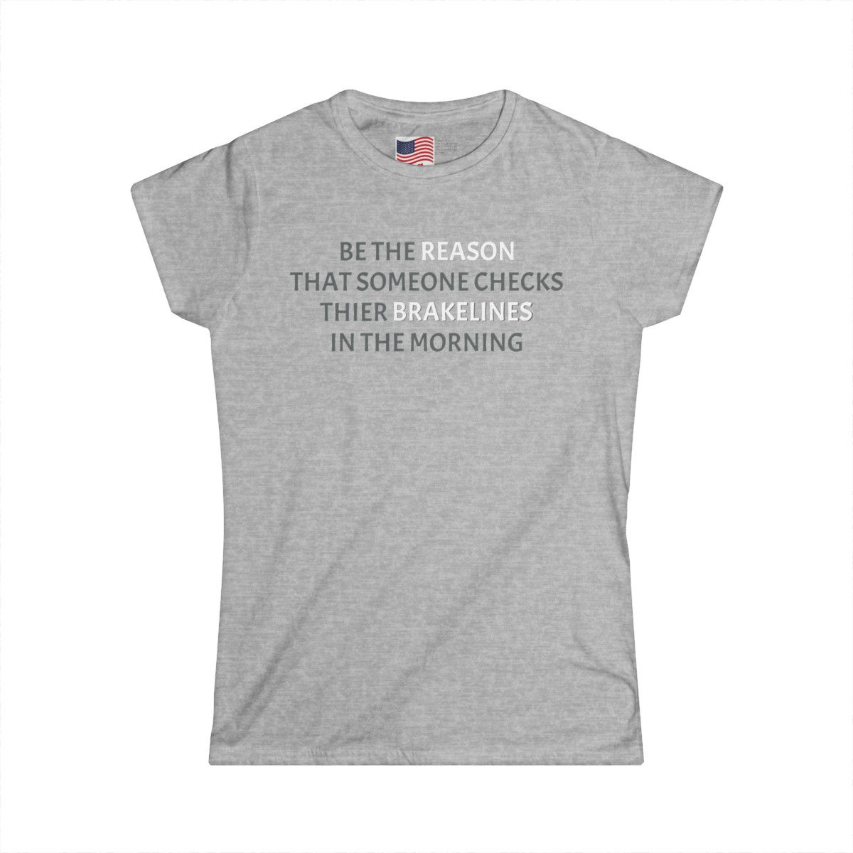 CHECK BRAKELINES Women's Softstyle Tee