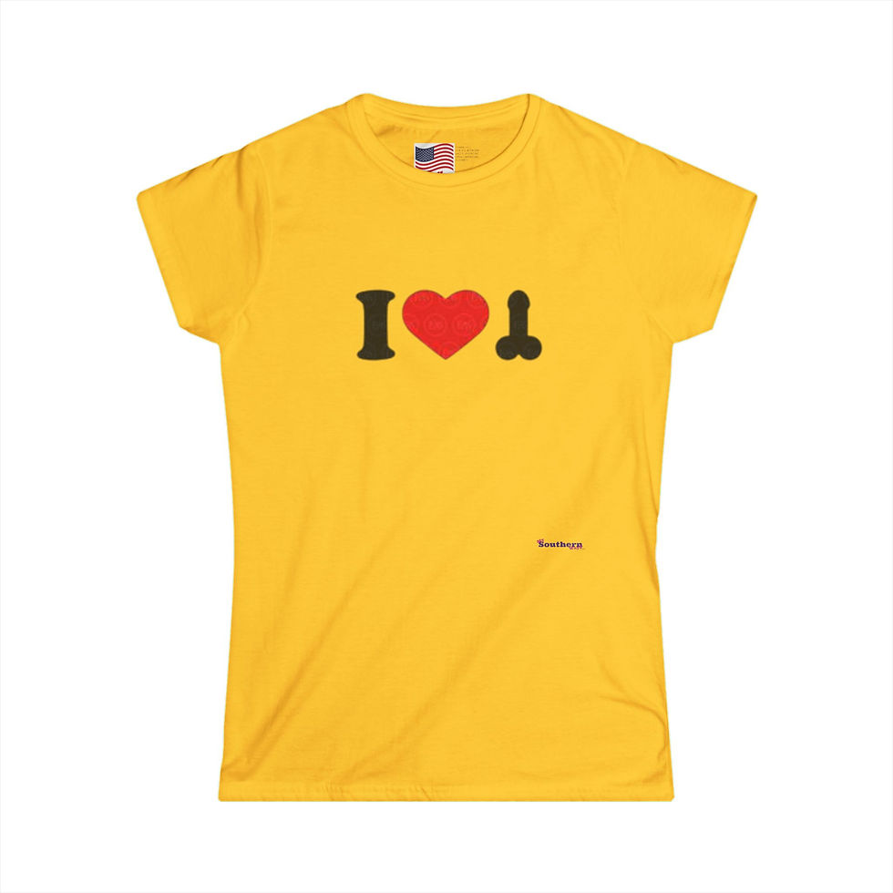 I LOVE PENIS Women's Softstyle Tee