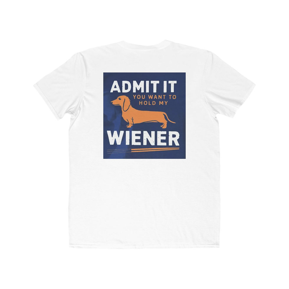 Thumbnail: HOLD MY WEINER Men's Lightweight Fashion Tee