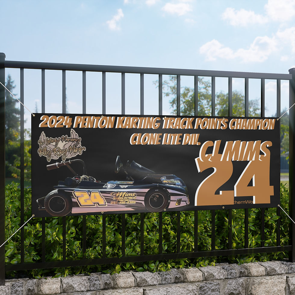 Thumbnail: MSWZ RACING CJ MIMS Matte Banner