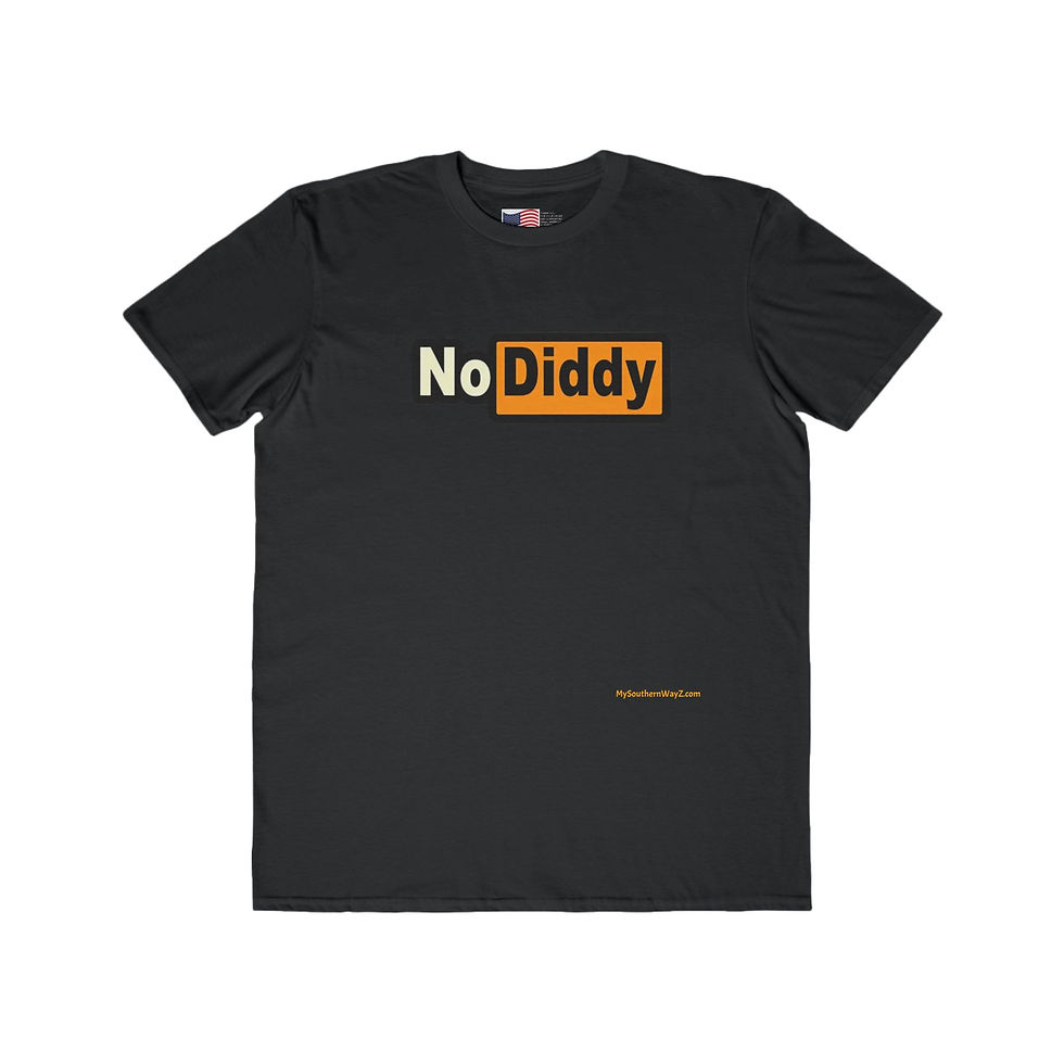 NO DIDDY Men's Lightweight Fashion Tee