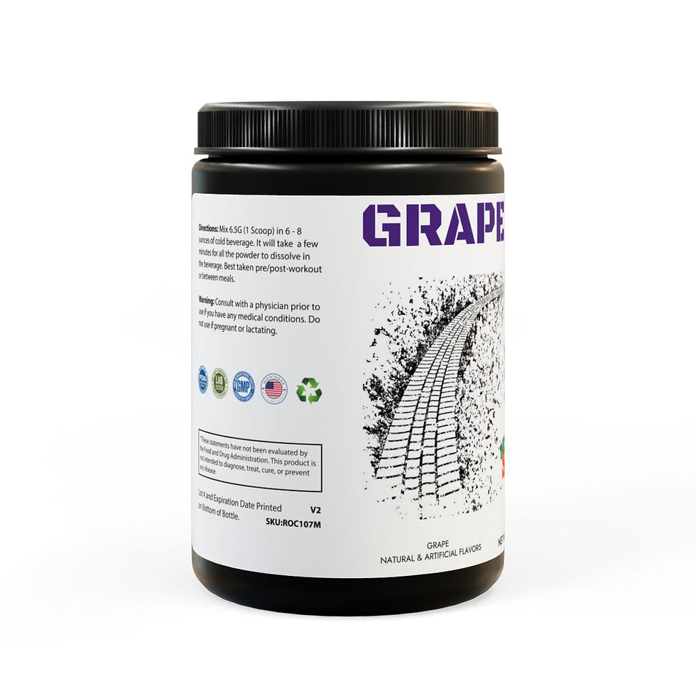 Thumbnail: BCAA Supplement, Grape (325g, 11.46oz, 50 servings)