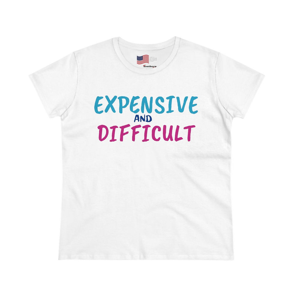 Thumbnail: EXP AND DIFF Women's Midweight Cotton Tee