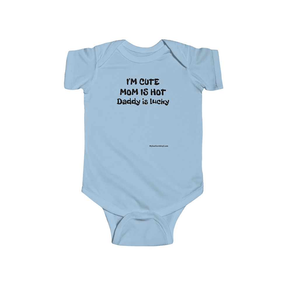 Thumbnail: DADDYS LUCKY  Fine Jersey Bodysuit